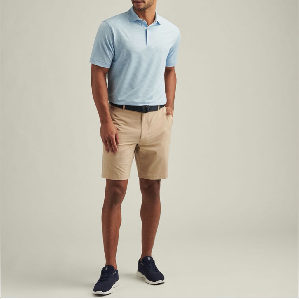 Peter Millar Crown Sport Shackleford Performance Hybrid Short Size 33